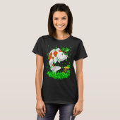 Irish Shamrock Leprechaun Koi Fish St Patrick's Da T-Shirt (Vorne ganz)