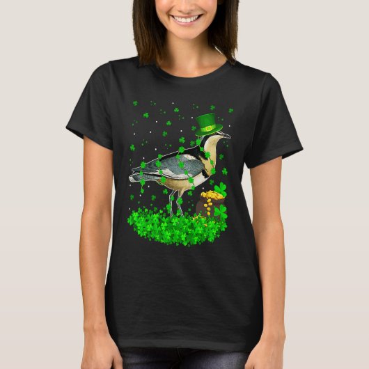 Irish Shamrock Leprechaun P Bird St Patrick's Day T-Shirt (Vorderseite)