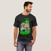 Irish Shamrock Leprechaun Pika St Patrick's Day T-Shirt (Vorne ganz)