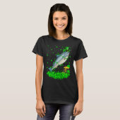 Irish Shamrock Leprechaun Salmon Fish St Patrick's T-Shirt (Vorne ganz)