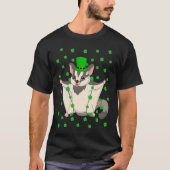 Irish Shamrock Leprechaun Sugar Glider St Patrick' T-Shirt (Vorderseite)