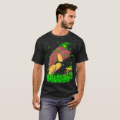 Irish Shamrock Leprechaun Sweet Potato St Patrick' T-Shirt (Vorne ganz)