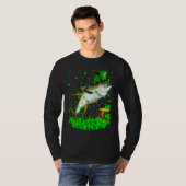 Irish Shamrock Leprechaun Tuna Fish St Patrick's D T-Shirt (Vorne ganz)