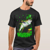 Irish Shamrock Leprechaun Tuna Fish St Patrick's D T-Shirt (Vorderseite)