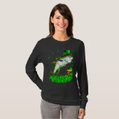 Irish Shamrock Leprechaun Tuna Fish St Patrick's D T-Shirt (Vorne ganz)