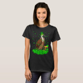 Irish Shamrock Leprechaun Vulture Bird St Patrick' T-Shirt (Vorne ganz)