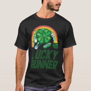 Irish Shamrock Lucky Running Marathon Team St Patr T-Shirt