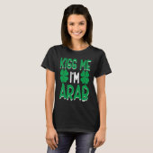 Irish Shamrock St Patricks Day Drinking UAE Kiss M T-Shirt (Vorne ganz)
