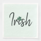 Irish Shamrock St Patricks Day Serviette (Vorderseite)