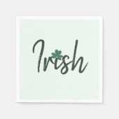 Irish Shamrock St Patricks Day      Serviette (Vorderseite)