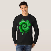 Irish Shamrock Tie Dye Happy St Patrick's Day Go L T-Shirt (Vorne ganz)