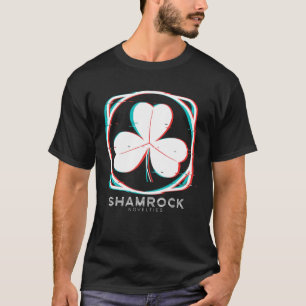 Irish Shamrockes Mask for Halloween St. Patrick T-Shirt