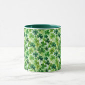 Irish Shamrocks St. Patrick's Day Tasse (Zentrum)