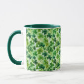 Irish Shamrocks St. Patrick's Day Tasse (Links)