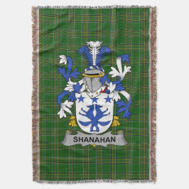 Irish Shanahan oder O_Shanahan Coat of Arms Family Decke