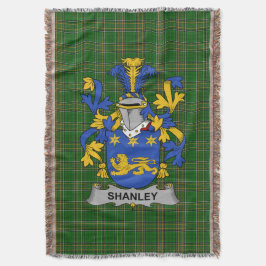 Irish Shanley oder McShanly Coat of Arms Family Cr Decke