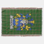 Irish Shanley oder McShanly Coat of Arms Family Cr Decke (Vorderseite)