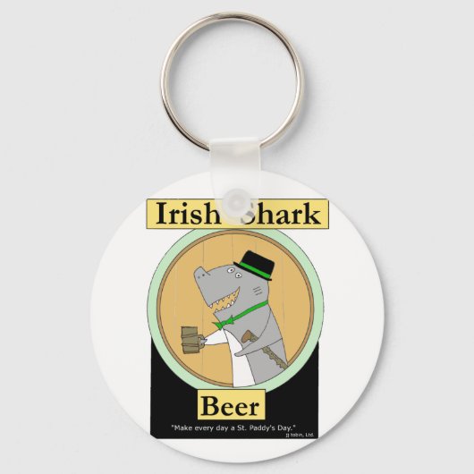 Irish Shark Beer Schlüsselanhänger (Vorderseite)