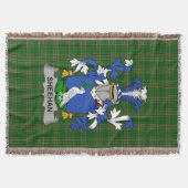 Irish Sheehan oder O_Sheehan Coat of Arms Family C Decke (Vorderseite)