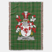 Irish Sheill oder O_Sheil Coat of Arms Familienwap Decke (Vorderseite Vertikal)