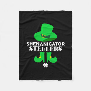 Irish Shenanigator Steelers Fleecedecke
