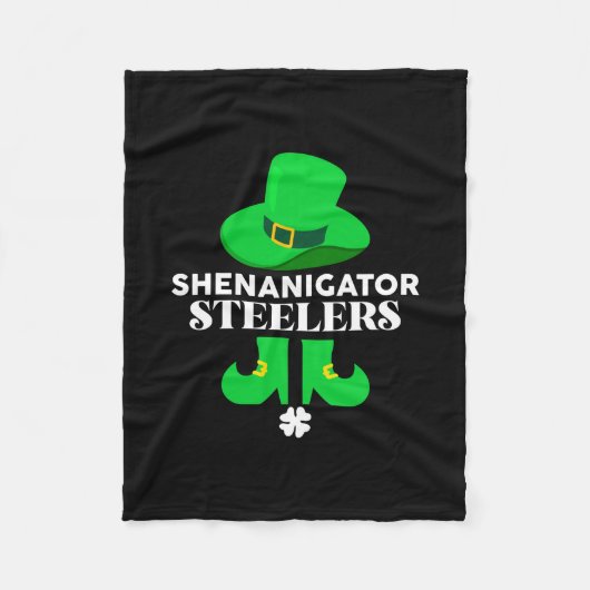 Irish Shenanigator Steelers Fleecedecke (Vorderseite)