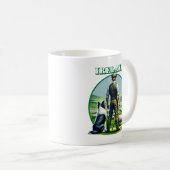 Irish Sheppard mit Border Collie Kaffeetasse (VorderseiteRechts)