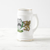 Irish Shield Beer Stein Bierglas (VorderseiteRechts)