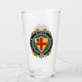 Irish Shield Bierglas Glas (Rückseite)