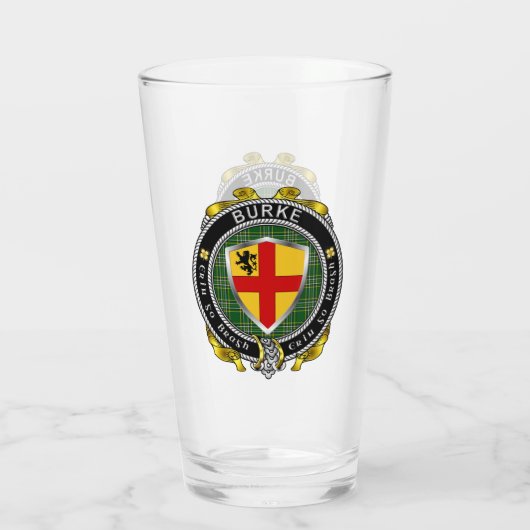 Irish Shield Bierglas Glas (Rückseite)