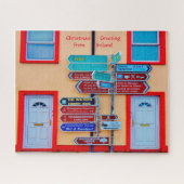 Irish Signpost Galway Irland. Jigsaw Puzzle (Horizontal)