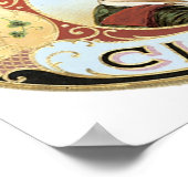 Irish Singer Cigar Label Poster (Ecke)