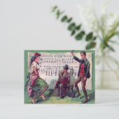 Irish Sinti und Roma Wearing of The Green Jig Postkarte (Stehend Vorderseite)