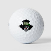 Irish Skeleton Clown Golfball (Vorderseite)