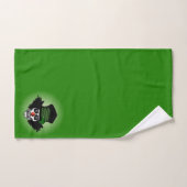 Irish Skeleton Clown Green Badhandtuch Set (Handtuch)