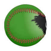 Irish Skeleton Clown Green Baseball (Vorderseite Links)