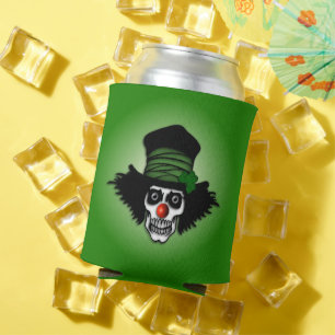 Irish Skeleton Clown Green Dosenkühler