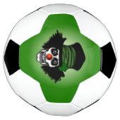 Irish Skeleton Clown Green Fußball (Gedreht)