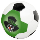 Irish Skeleton Clown Green Fußball (Dreiviertel)