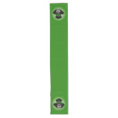 Irish Skeleton Clown Green Großer Tischläufer (Vorderseite)