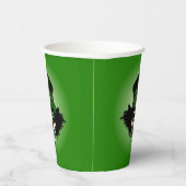 Irish Skeleton Clown Green Pappbecher (Rechts)