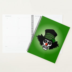 Irish Skeleton Clown Green Planer