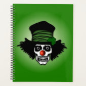 Irish Skeleton Clown Green Planer (Vorderseite)