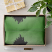 Irish Skeleton Clown Green Seidenpapier (Geschenk)