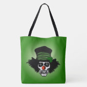 Irish Skeleton Clown Green Tasche (Rückseite)