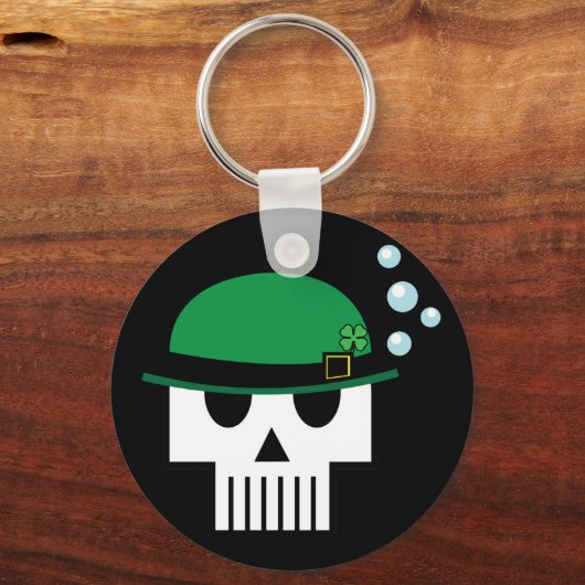 Irish Skulicon Schlüsselanhänger (Vorderseite)