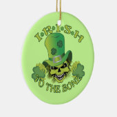 Irish Skull Keramik Ornament (Rechts)
