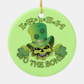 Irish Skull Keramik Ornament (Hinten)