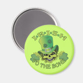 Irish Skull Magnet (Vorderseite/Rückseite)