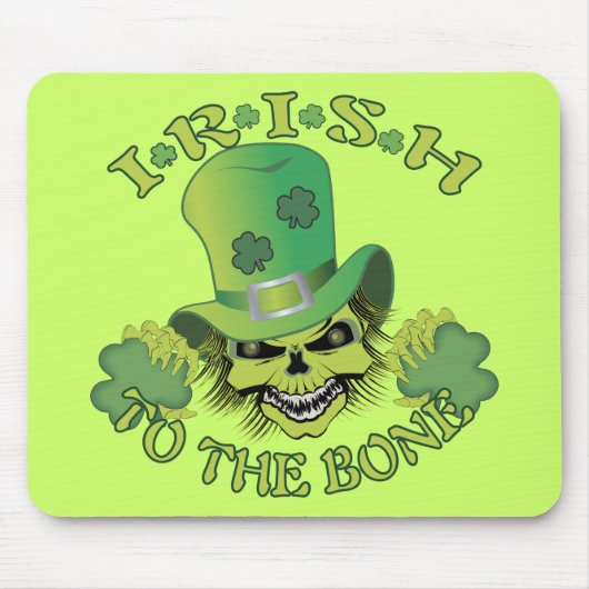 Irish Skull Mousepad (Vorne)